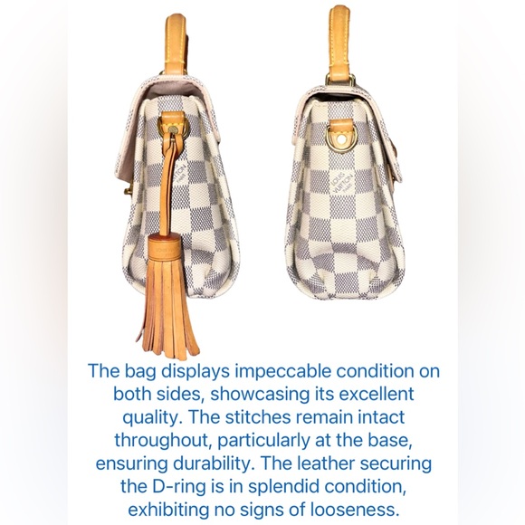 158 Preloved  Louis Vuitton LV Croisette in Damier Azure - Picture 3 of 11